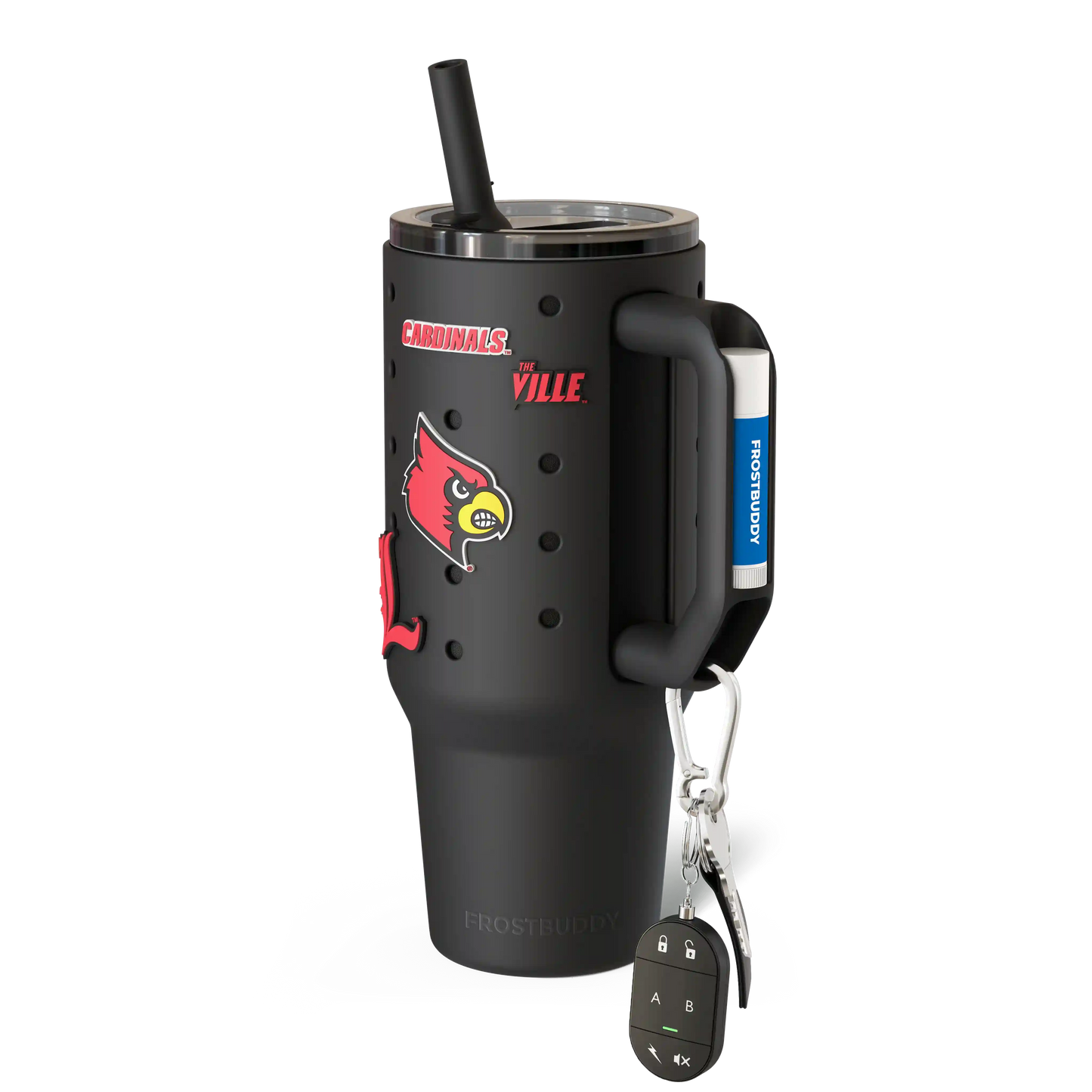 Thicc Buddy 40oz | Louisville Cardinals | Skin + Budz Bundle